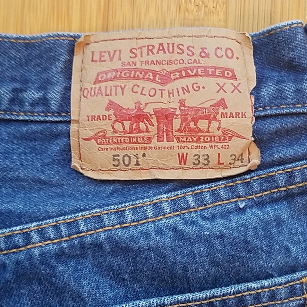 Levi's 501 33×34 - Picture 3 of 4
